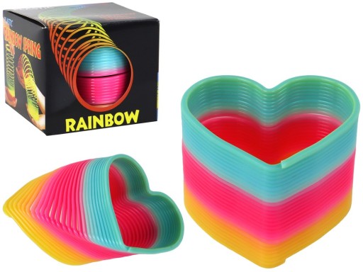 Ikonický doplnok na upokojenie srdca Rainbow Spring 6 cm