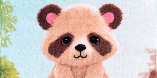 Osuška do škôlky 30x50 Animals Panda Bear