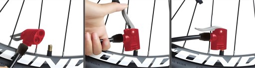 BIKE PUMPA na bicykel, loptičky s hadičkou, malá ručná hadička, farby