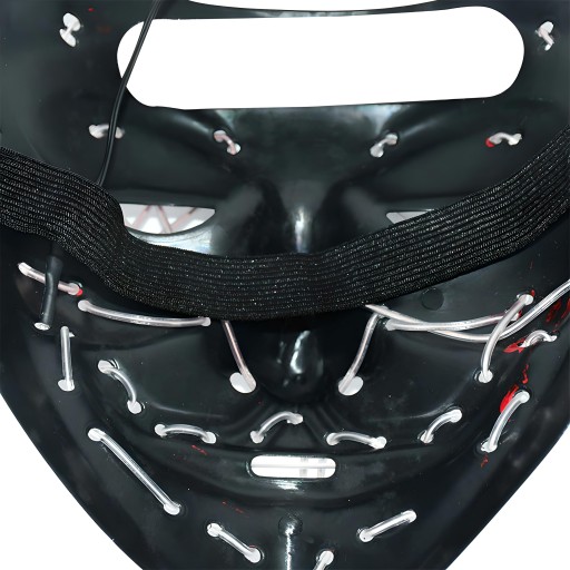 LED MASKA SVIETIACA LED HALLOWEEN PURGE PARTY