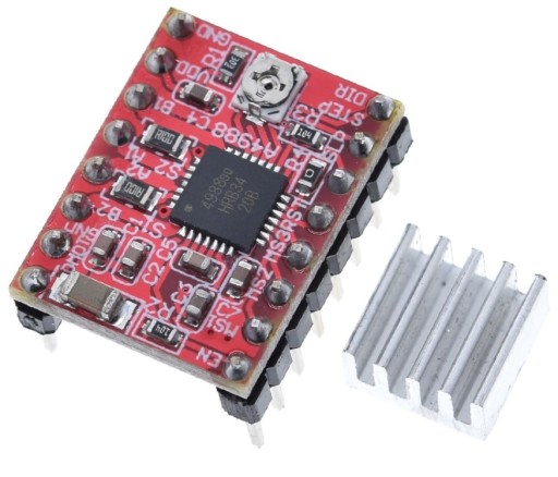 STEPSTICK RAMPY A4988 ovládač krokového motora