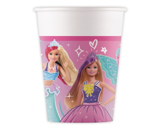 PAPIEROVÝ HARNEK 200 ml - BARBIE 8 ks GODAN