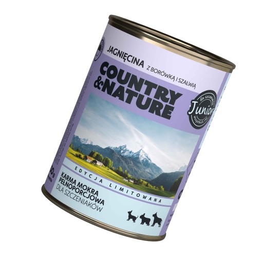 Dr PC Junior jahňacina s čučoriedkami a šalviou 400 g COUNTRY&NATURE