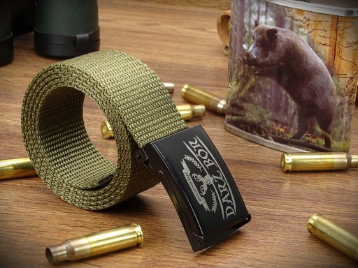 Pánsky opasok DARZ BÓR Hunter Trapper pracka Jeleń MYŚLIWSKA BRAC