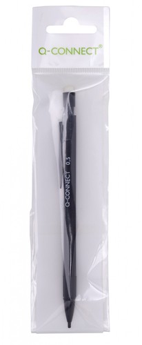 MECHANICKÁ ceruzka s gumou 0,5 mm 3 GRAPHITES HB ČIERNA Q-CONNECT - 5 kusov