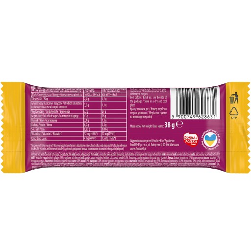 BAKALLAND BA! Brusnice a karamel, 38 g