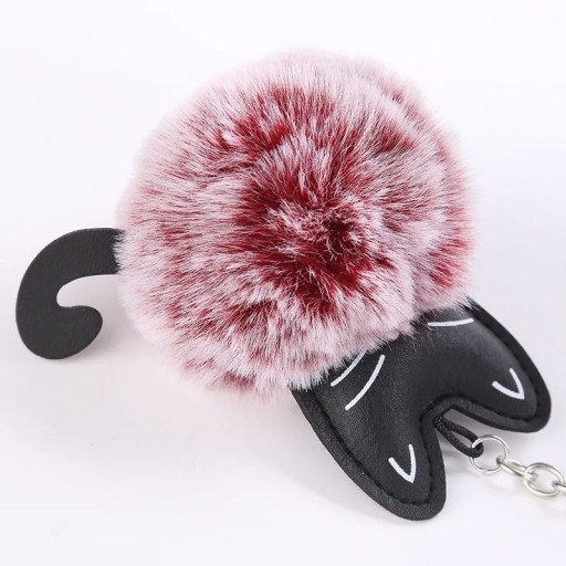 Prívesok na kľúče Mačka Prívesok na kľúče Kitten Soft Pompom