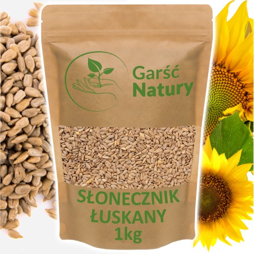 Slnečnica NATURAL lúpaná 1000 g Semená vysokej kvality BEZ GMO 1 kg