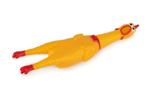 VINYLOVÁ HRAČKA PRE PSA KURČA 31CM
