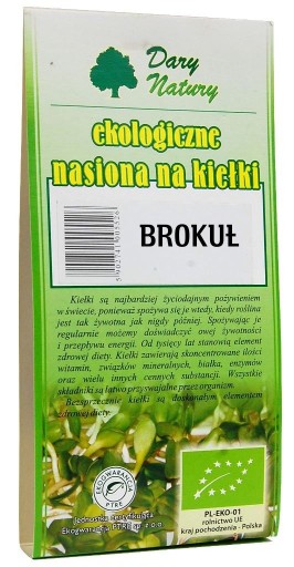 BIO BROKOLIOVÉ SEMIENKA NA KLÍČKY 30 g - DARY PRÍRODY