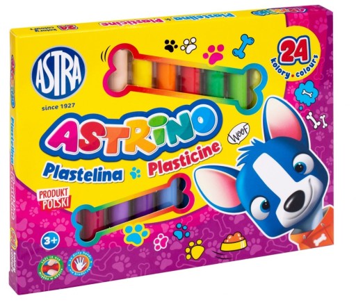 Astrino plastelína 24 farieb ASTRA