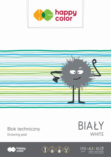 ŠKOLSKÝ TECHNICKÝ BLOK A3/10K BIEL