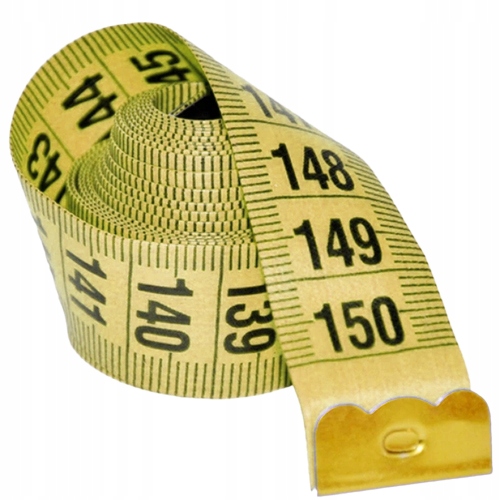 KRAJČÍRSKE METER CENTITER MERANIE KRAJČÍRSKE PRAVIDLO, OBOJSTRANNÉ, 150cm