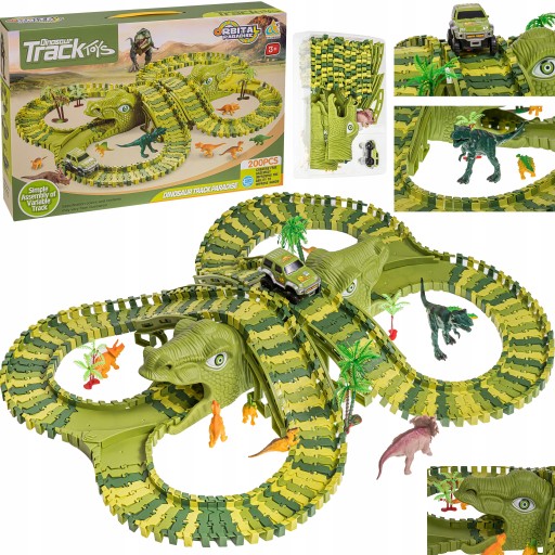 AUTOMOBIL NA AUTOTRAŤ DINOSAUR DINO PARK TRACK