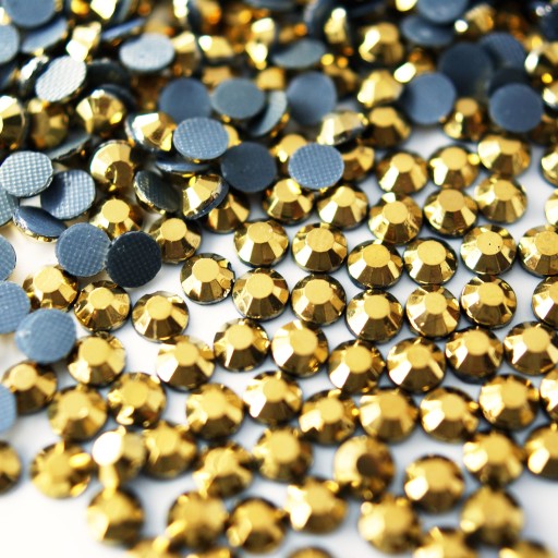 Termo kamienky Crystals Gold 3mm 500 ks