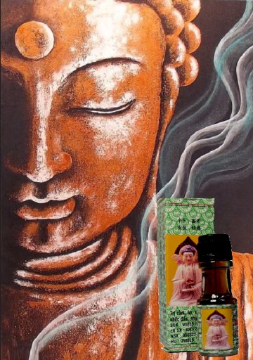 BUDDHIST OIL MINT FENCENSE BUDDHA LIEK NA BOLESTI HLAVY ZUBNÝCH KĹBOV