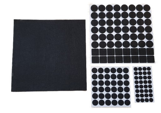 Nábytkové podložky FELT FUSION, 133 kusov