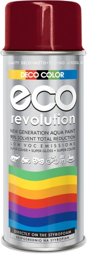 Dekoračný lak v spreji na polystyrén eco purple 3004