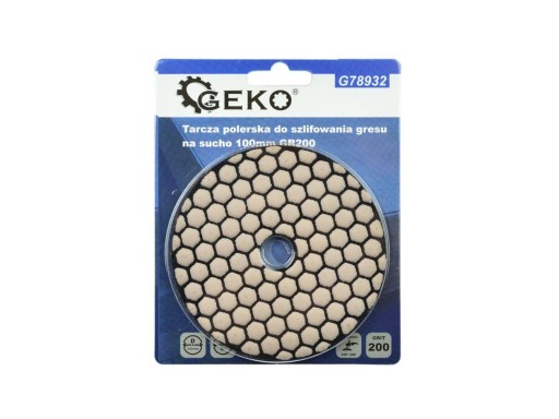 Leštiaci kotúč na suché brúsenie kameniny 100mm GR200 G78932 GEKO