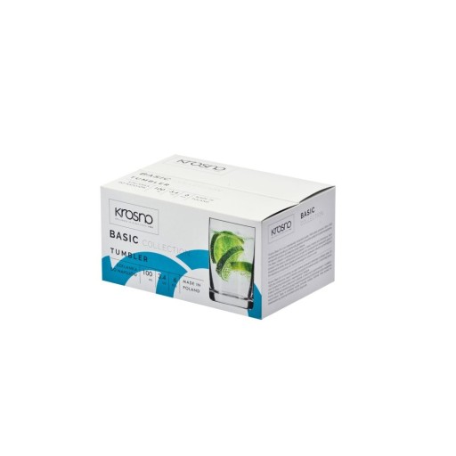 KROSNO BASIC Pohár na pitie 100 ml, 6 kusov