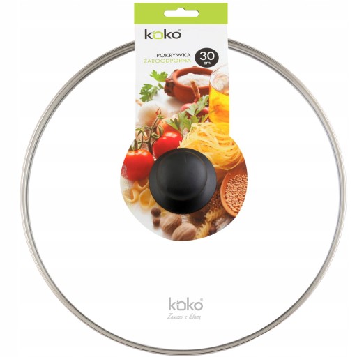 KOKO POKRÝVKA TEPLNE ODOLNÉ SKLENENÉ POKRÝVKY 30CM