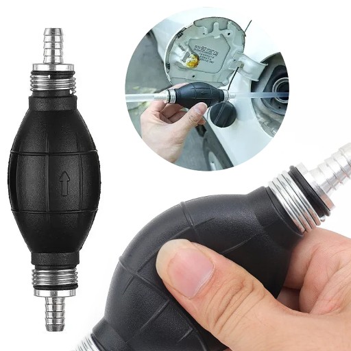 ručné čerpadlo palivové čerpadlo HRUŠKA na palivo 10 mm na vypúšťanie a nasávanie
