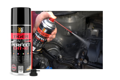 Odstraňovač hrdze Odstraňuje koróziu Uvoľňuje skrutky Penetrácia + mazanie CHT-40 - 400ml
