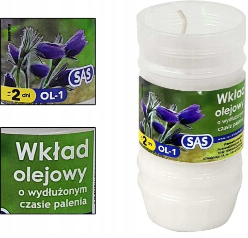 OLEJOVÁ VLOŽKA DO SVIEČKY 11cm