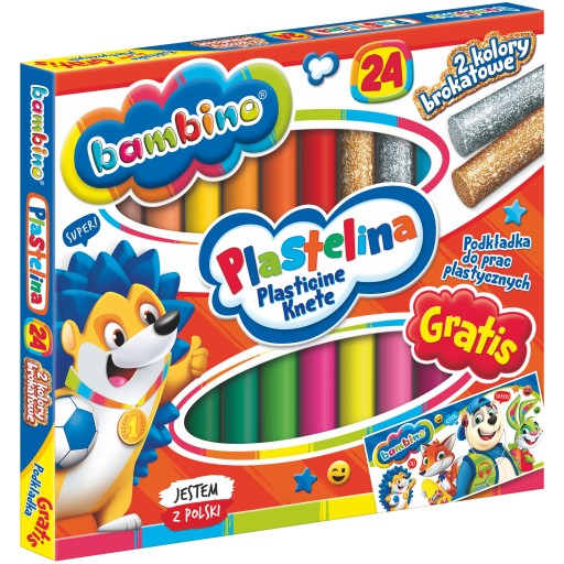 Bambino plastelína 24 ks.