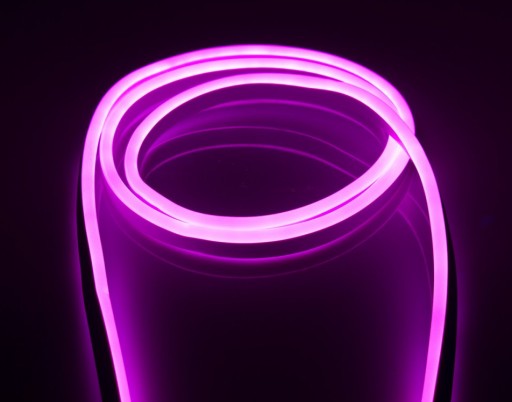 NEON LED pásik 230V 8W ružový IP68 1m