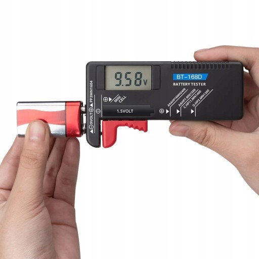 TESTER BATÉRIÍ AAA AA BT-168D