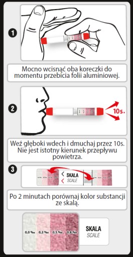 CERTIFIKÁT NA JEDNORÁZOVÉ POUŽITIE NÁDYCHU 0,08 PROMILE