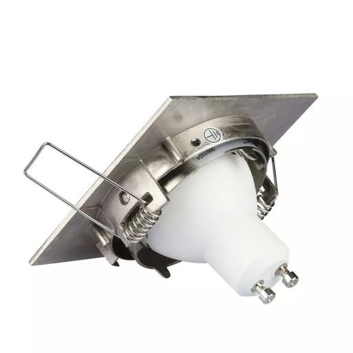 Očko V-TAC GU10 Square Movable Satin VT-779