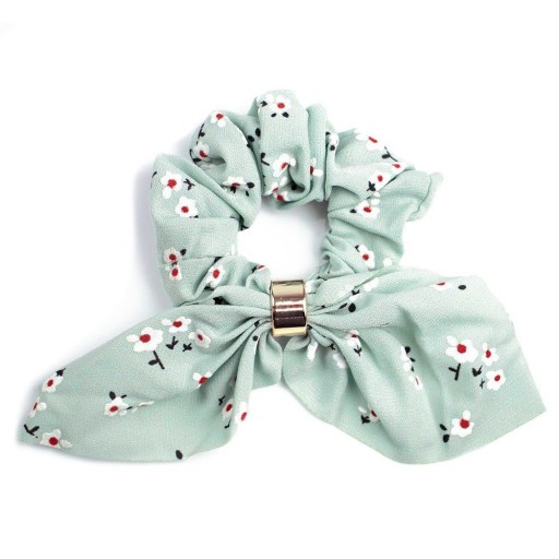 Gumička do vlasov FROTKA, šatka SCRUNCHIES, mätová