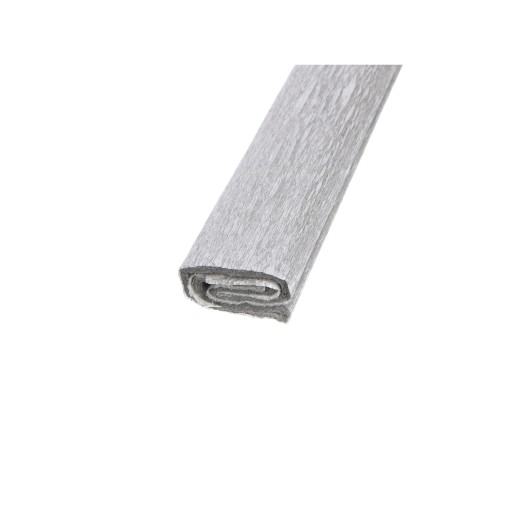 Strieborný krčený hodvábny papier, balenie 10 ks.