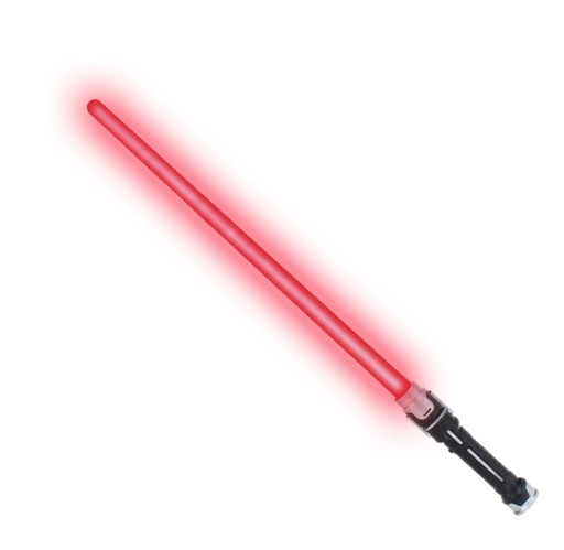 Svetelný meč Single Light Sound LED 66 cm Star Wars Red