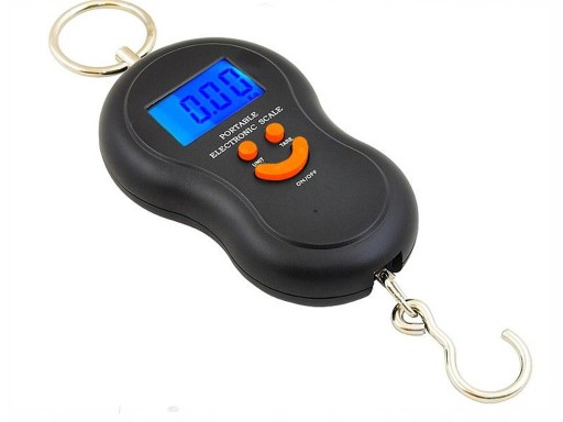 DIGITÁLNA HÁKOVÁ VÁHA S FUNKCIOU PRIDRŽANIE A PODSVIETENÍM LCD 50kg/10g