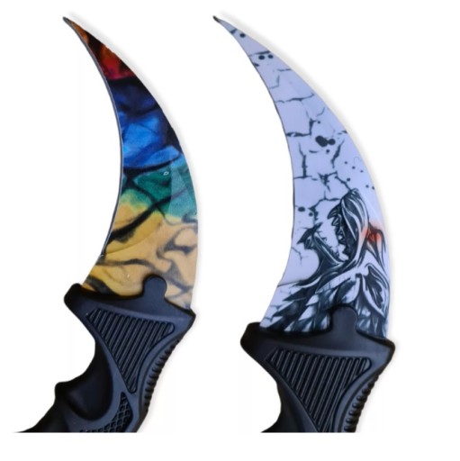 KARAMBIT Nôž CARAMBIT CS:GO CLAW MIX FAREBNÝ KRYT 19,5CM