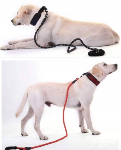 SILNÉ HRUBÉ ODOLNÉ VODÍTKO PRE SILNÝCH PSOV, REFLEXNÉ VODÍTKO 150cm