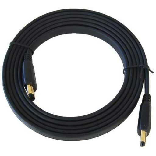 HDMI-HDMI 3D 4K full HD v1.4b 0,5 m plochý HDMI kábel