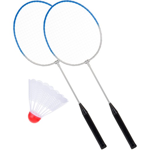 Kovový bedmintonový set s raketami a loptičkou