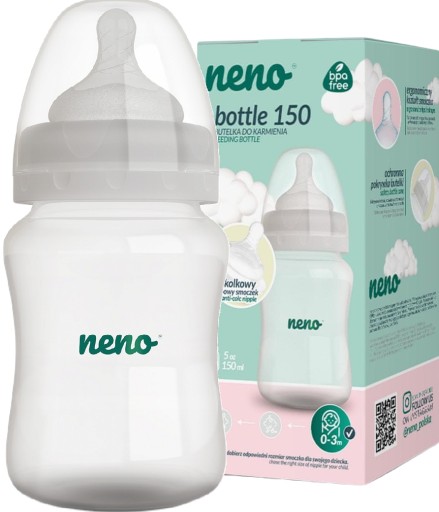 NENO ANTIKOLICKÁ FĽAŠA 150ml + cumlík 0-3m