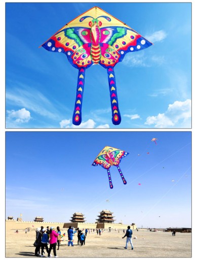 SUPER LIETAJÚCI KITE BUTTERFLY KITE 90cm FARBY