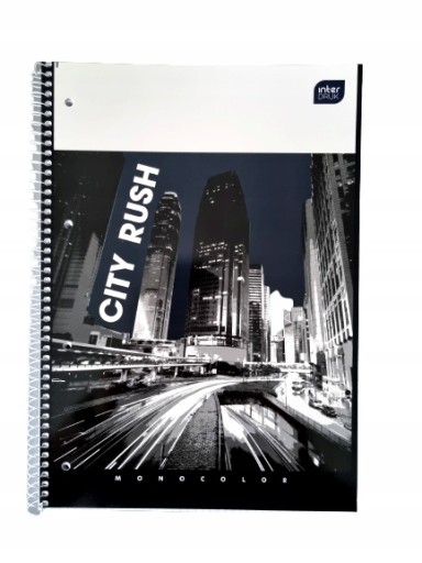 Zápisník Interprint kruh, A4, 100 listov, štvorčekový, štvorčekový, špirálový zápisník