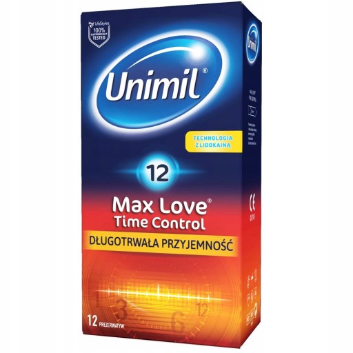 UNIMIL MAX LOVE oneskorovacie kondómy predlžujú