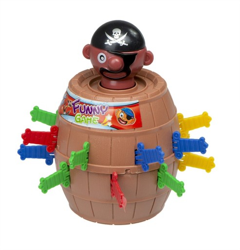 Arkádová hra Crazy Pirate in a Barrel Napichnite piráta
