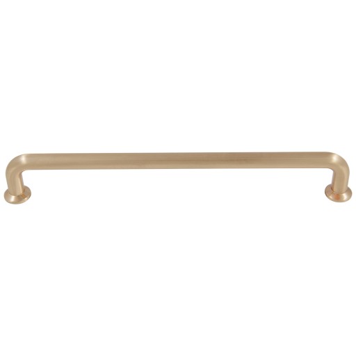 KARTÁČOVANÉ ZLATÉ NÁBYTKOVÁ KĽÚČKA LOFT MODERNÁ TRUBKA QHD-05 192 mm