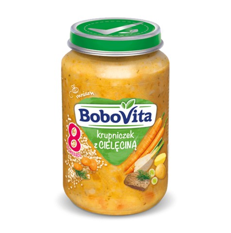 BoboVita Krupniczek polievka s teľacím mäsom - 190g