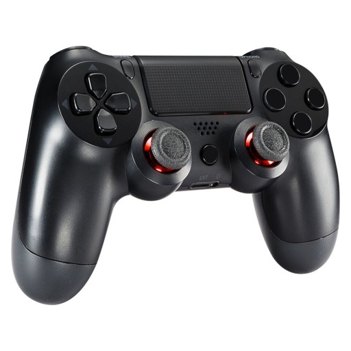 HUBOVÝ OVLÁDAČ ANALOGOVÝ PRE PS4 PS5 PAD ČERVENÝ - LESKLÝ