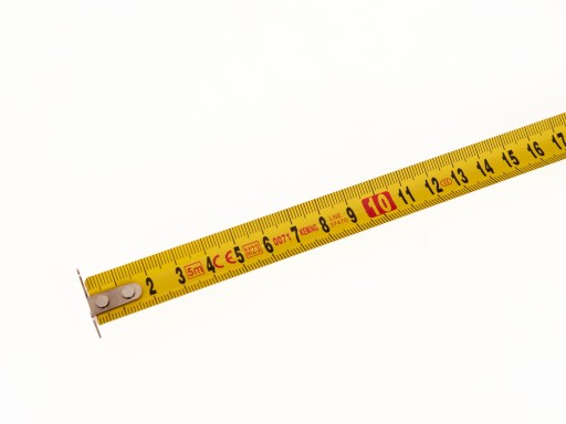 OBOJSTRANNÝ VALCOVANÝ MERACÍ meter SO ZÁMKOM A KLIPOM 5M